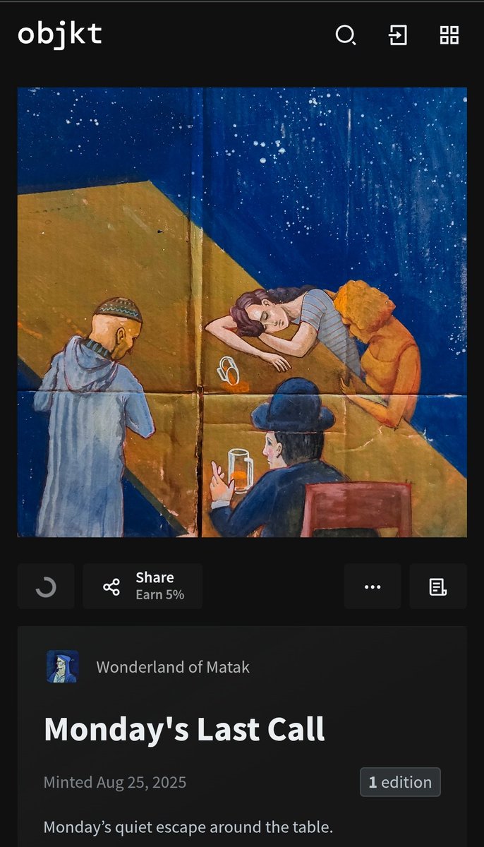 ⭕ AUCTION STARTED!

With my deepest appreciations to dear <a href="/ARCAngelTweety/">CC</a> for starting the 24hrs for " Monday's Last Call ", wish y'all my friends a happy weekend.🌷

- Current Bid: 30 XTZ
- Link to join the auction 🔻⛓️