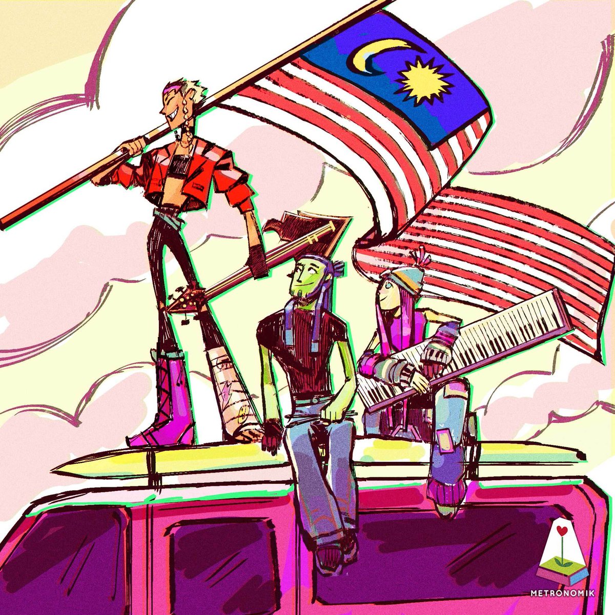 今日は68回目の #マレーシア独立記念日 、マレーシアの皆さんおめでとうございます🇲🇾多種多様な文化が混ざり合うマレーシア独特の文化が、私たちのゲーム作りの根底にいつもあります。
ムルデカ！ムルデカ！ムルデカ！

#ノーストレートロード