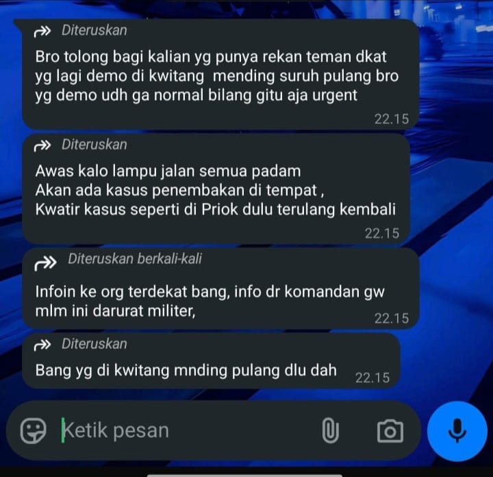 riodotcom's tweet photo. 🚨 ALERTA AREA KWITANG 🚨 BALIK KANAN. #ripdemocrazy https://t.co/IP0IodXPBx