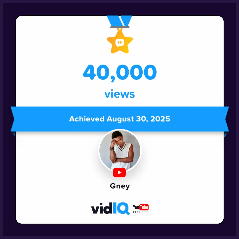 OfficialGney's tweet photo. 🎉🎊🏆🏅
We just hit over 40K views on YouTube
THANK YOU FOR YOUR SUPPORT ❤️🙏 https://t.co/RH89EmndF5