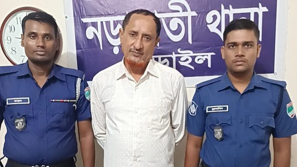 নড়াগাতীতে নাশকতা মামলার আসামি শওকত চৌধুরী গ্রেফতার