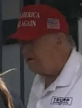 Trump "supposedly" sighted today - but we all know it's not him, it's a crisis actor.