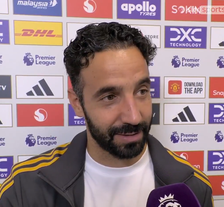 UtdDistrict's tweet photo. 🎙️ | Ruben Amorim:

"Bruno... I was not expecting Bruno to miss two penalties in a row! I was really confident."

[Sky] https://t.co/sN8fV0Q6RZ