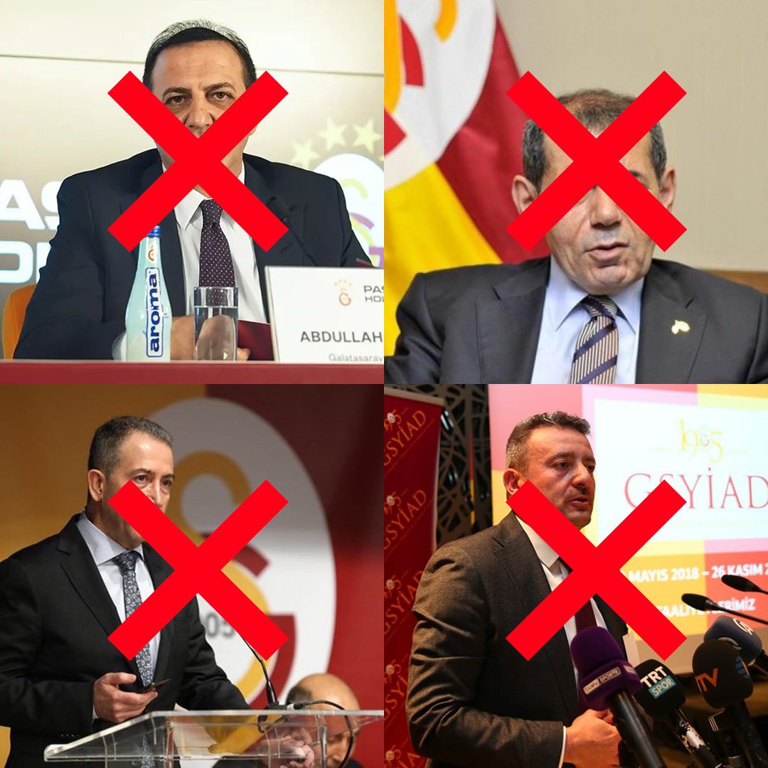 OKAN BURUK BAŞARILARININ EKMEĞİNİ YEDİNİZ

OSİMHEN TRANSFERİNİN ARKASINA SAKLANDINIZ

FLORYA PROJESİNDEN CEBİNİZİ DOLDURDUNUZ

KALECİ İHTİYACI 1 YILDIR BELLİYKEN HİÇBİR PLAN OLUŞTURMADINIZ

FENERİN VE HÜKÜMETİN ALTINDA EZİLDİNİZ

TARAFTARI SALAK YERİNE KOYDUNUZ

 #yönetimistifa