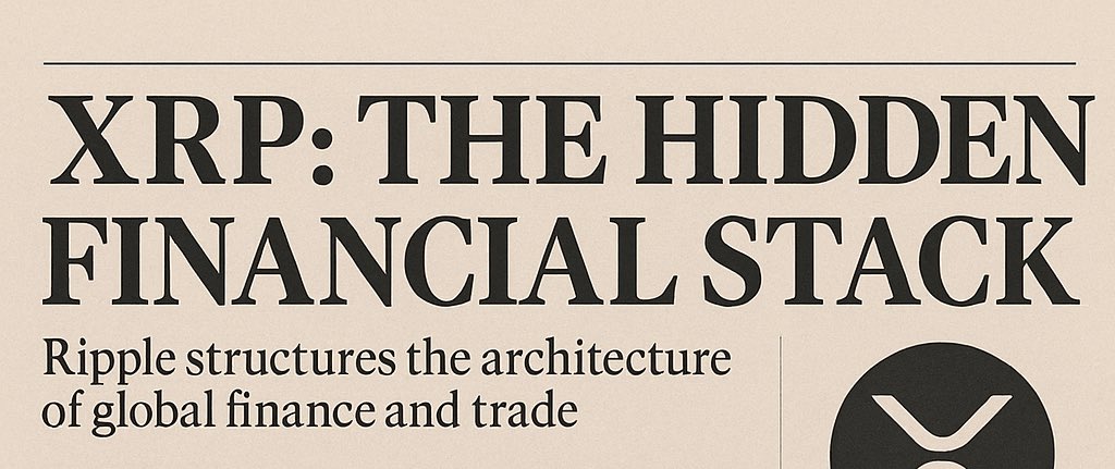 LordBelgrave's tweet image. Too many still reduce Ripple to “payments.”
That’s a profound misunderstanding.

Ripple and the XRP Ledger were structured, deliberately, for control across the entire stack of global finance and trade.
The surface layer is visible; the deeper protocols are not. 🧵