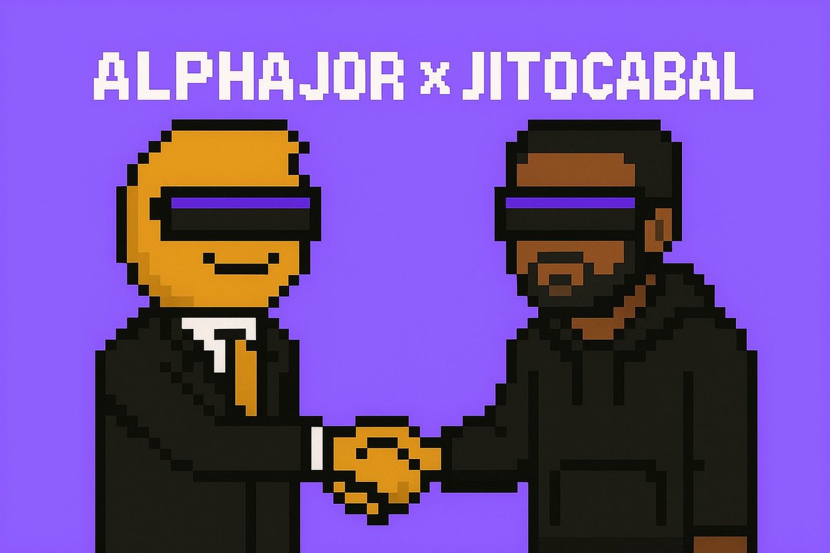 🤝 Alphajor x Jito Cabal

Nos complace anunciar nuestra colaboración con <a href="/JitocabalNFT/">Jito Cabal</a> para su próximo mint.
Agradecemos al equipo por considerarnos y confiar en nuestra comunidad.

🎁 Sorteamos 2 WL entre todos los que:
1️⃣ Den like a este post
2️⃣ Hagan RT
3️⃣ Dejen un comentario