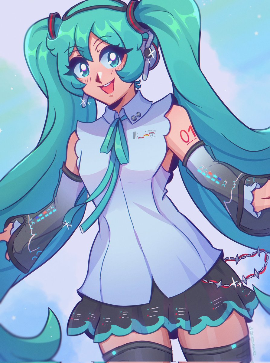 Hatsune miku!! :D🎶✨️ #初音ミク生誕祭2025 #miku18th