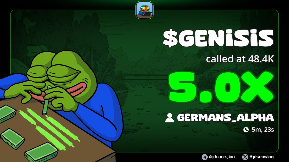 germanarc1's tweet photo. higher $GENISIS https://t.co/ua5xwPJcAY