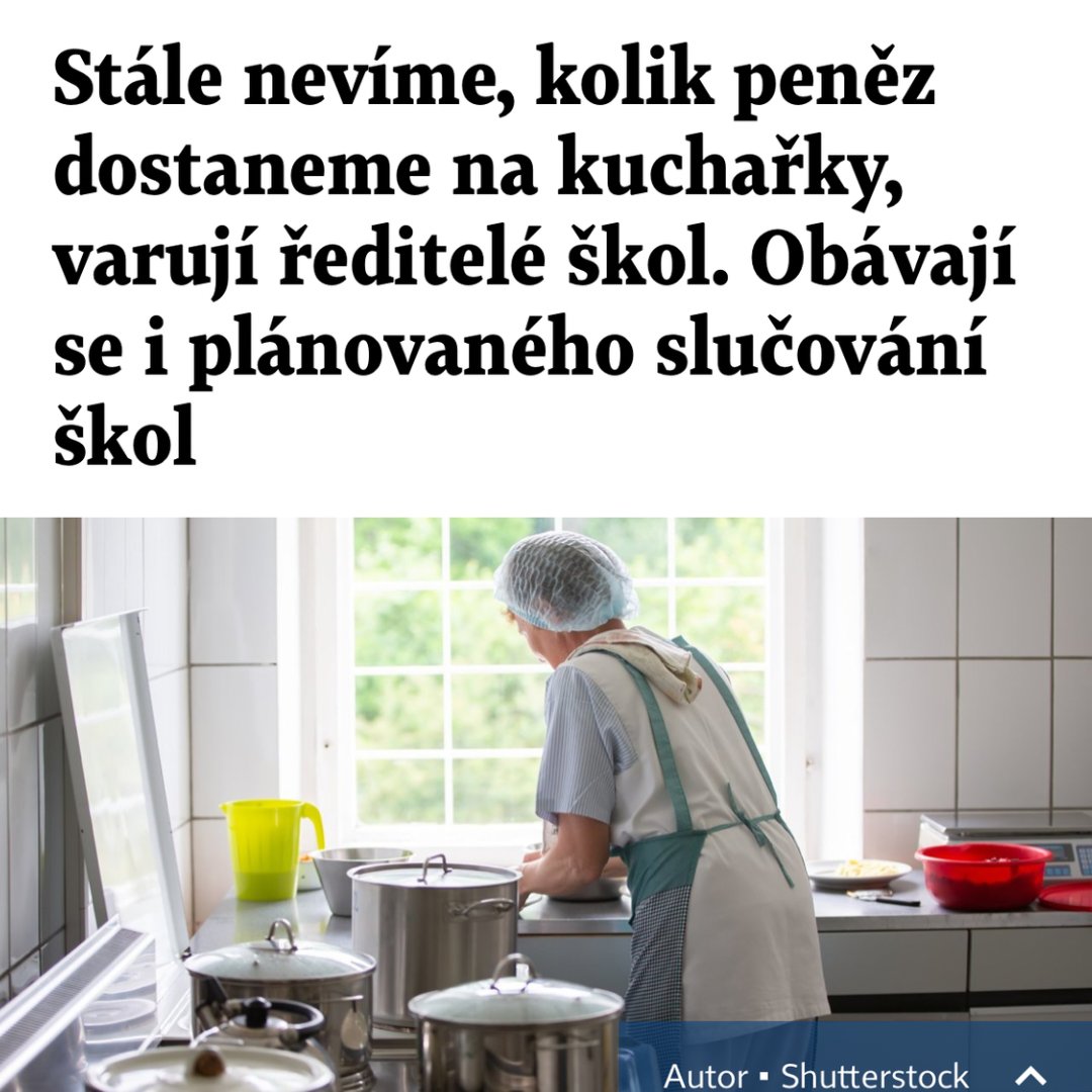 V pondělí začíná školní rok. A ředitelé škol pořád nevědí, kolik dostanou peněz na kuchařky, uklízečky nebo školníky. Stejný chaos panuje i kolem učebnic, pomůcek a dalšího vzdělávání učitelů.

Ministr Bek v médiích dělá ramena. Realita? Úplný zmatek. Obce a kraje netuší, jak