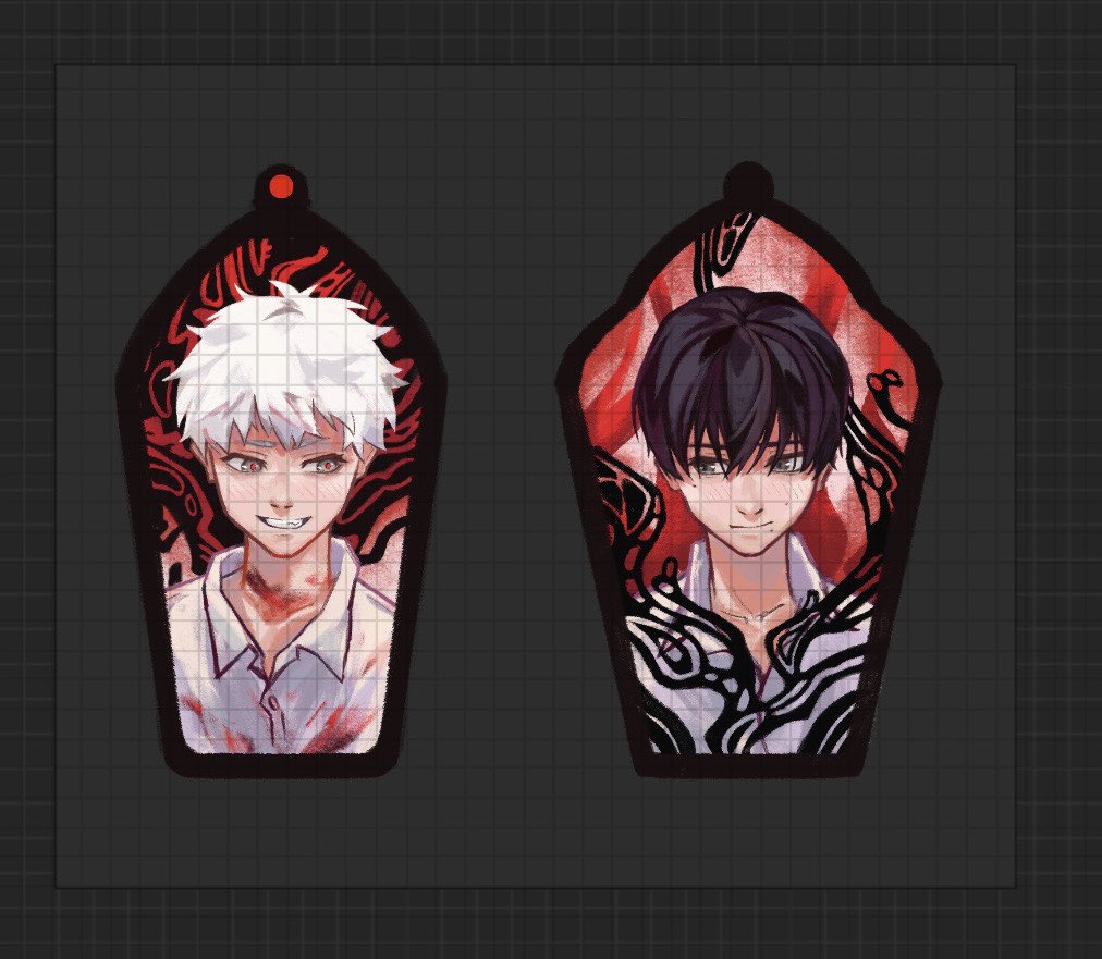 CHAT help me decide,, which frame border do you prefer? 

poll below!!⬇️
#thesummerhikarudied #yoshikaru