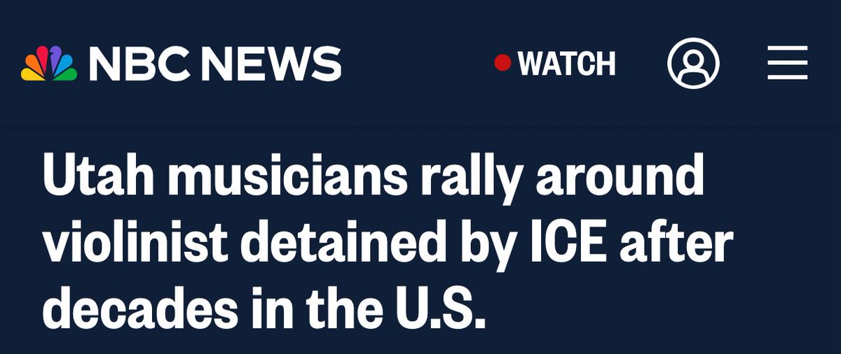 DHSgov's tweet image. This “Utah violinist” is Donggin Shin, a CRIMINAL illegal alien from South Korea. His criminal history includes a DUI conviction.

Shin entered the U.S. on a tourist visa on September 3, 1998. This visa required him to depart the U.S. by March 3, 1999. Over 25 years later, he was…