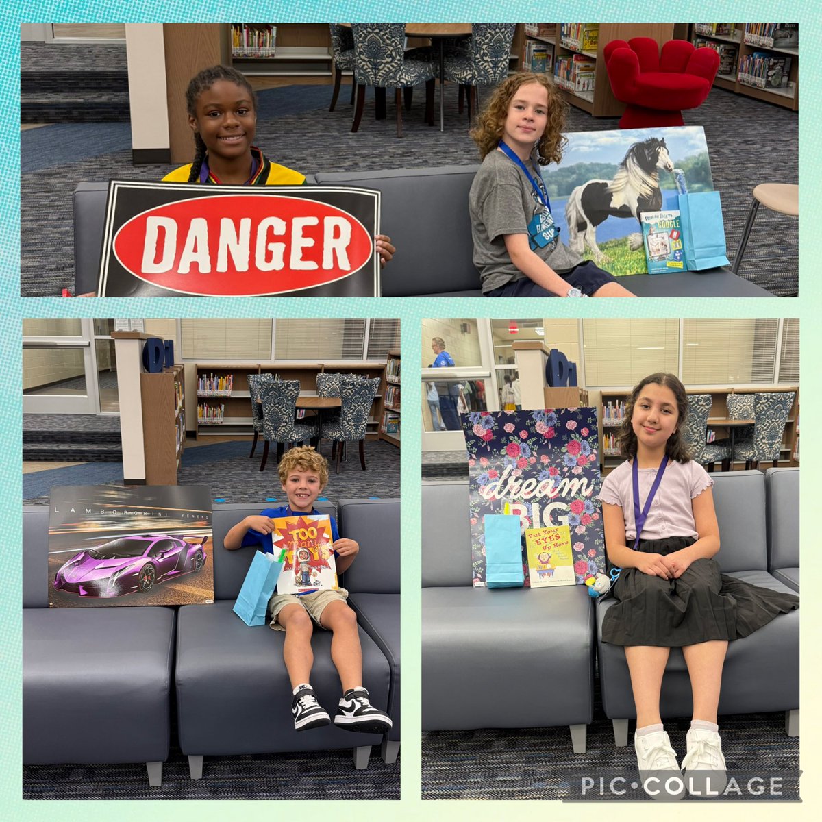 Just some summer reading prize winners. 🥰🎉☀️ <a href="/Golbowtweets/">Golbowtweets</a>