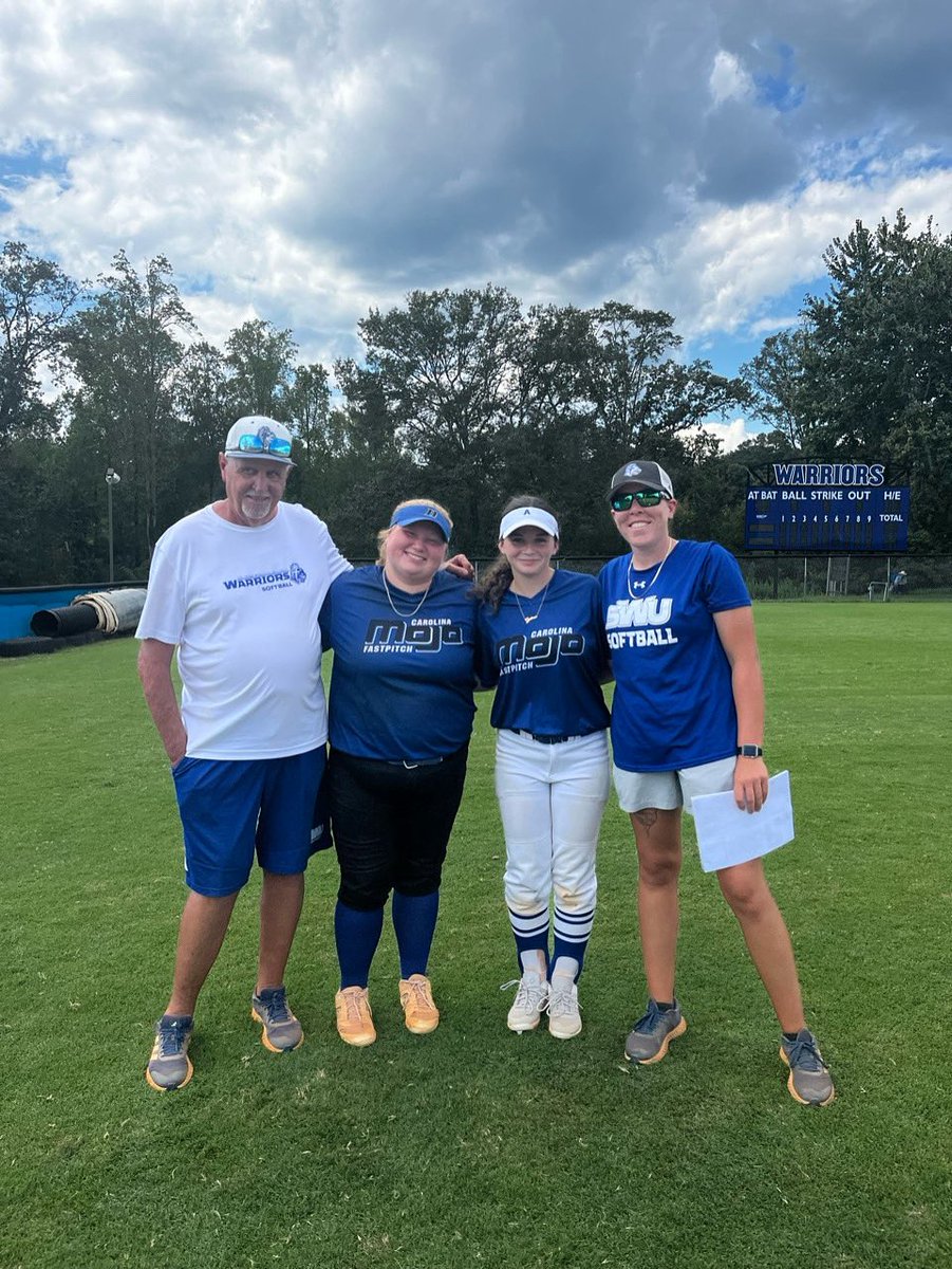 2026 Abigail Gartman and 2027 Kari Denard had a great day <a href="/SoftballSwu/">SWU Softball</a> … thanks coaches <a href="/dees_44/">Clay Ardeeser</a> for having both of these athletes out.