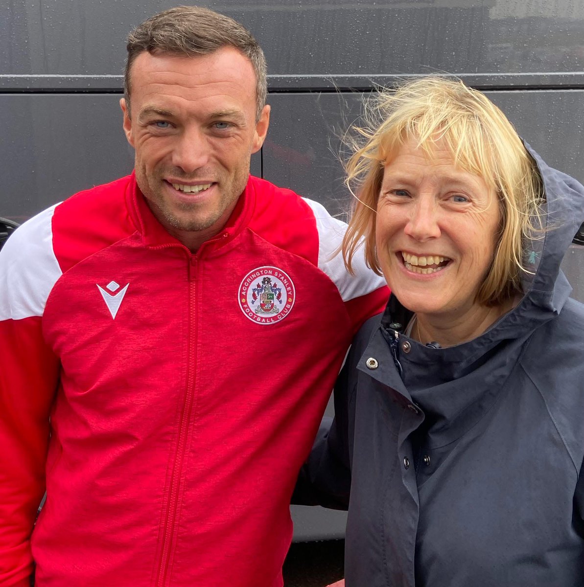 Thank you <a href="/ShaunWhalley7/">Shaun Whalley</a> for stopping to chat to me and OH after today’s <a href="/shrewsburytown/">Shrewsbury Town FC</a> vs <a href="/ASFCofficial/">Accrington Stanley</a> match. You’re always welcome back