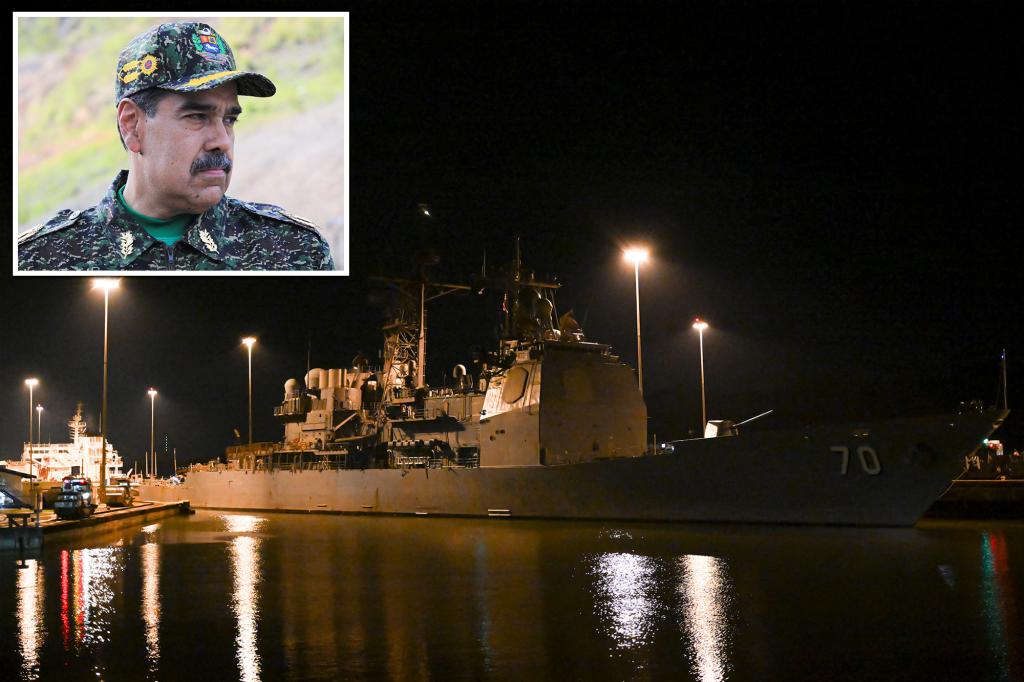 US guided-missile cruiser spotted near Venezuela targeting as pressure ramps on Maduro trib.al/J2CTayY
