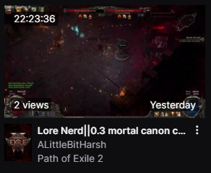 ABitharsh's tweet image. Lol 22 1/2 hours. Very good launch act 4 is incredible very fun. Zones were a smidge too big, and interlude acts were a bit overtuned in my opinion. But my build crushed it through. End game tomorrow.