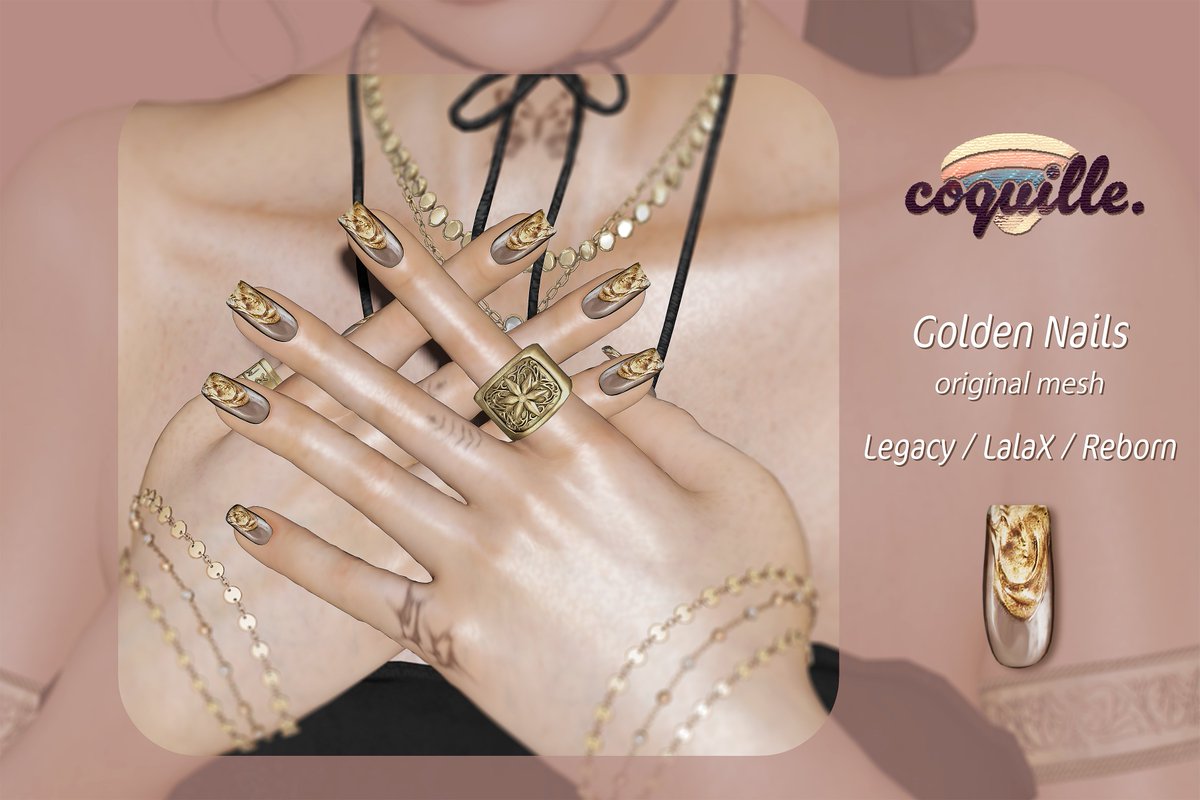 💛NEW💛
Available for 3 days only at the Main Store for L$90. Don't miss out on this opportunity to purchase.
メインストアで3日間限定で90L$で発売します。この機会にぜひ！💅
maps.secondlife.com/secondlife/ton…