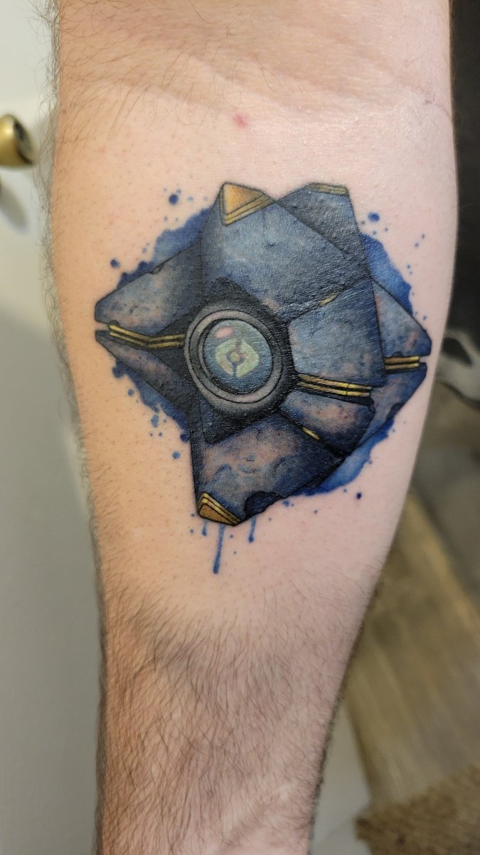 Our tattoos are finally done!!! We love them so much! Shout out to Inktaku Tattoo in Phoenix AZ!

#destiny2 #d2creators <a href="/Destiny2Team/">Destiny 2 Team</a> <a href="/DestinyTheGame/">Destiny 2</a> <a href="/A_dmg04/">dmg04</a>