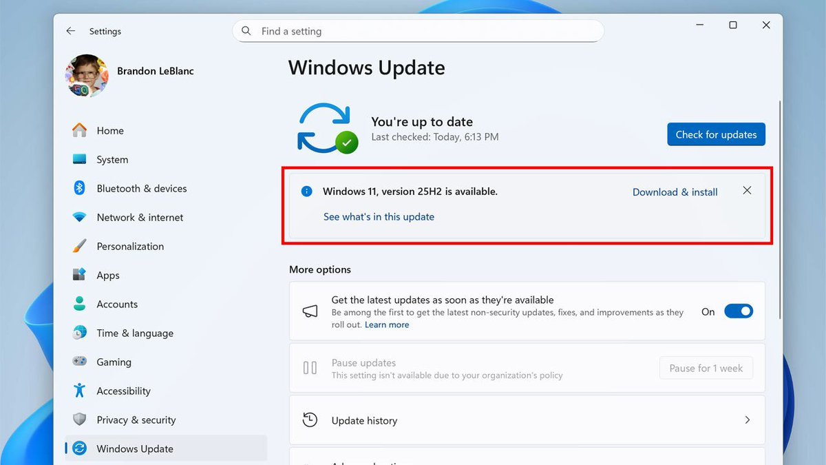 Windows 11 25H2 nära lansering ift.tt/3ufctNC
