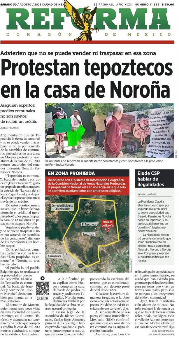 El pueblo bueno y sabio reclama que no se acabaron los privilegios, solo cambiaron a manos de la nueva aristocracia de la 4T.

#Noroña