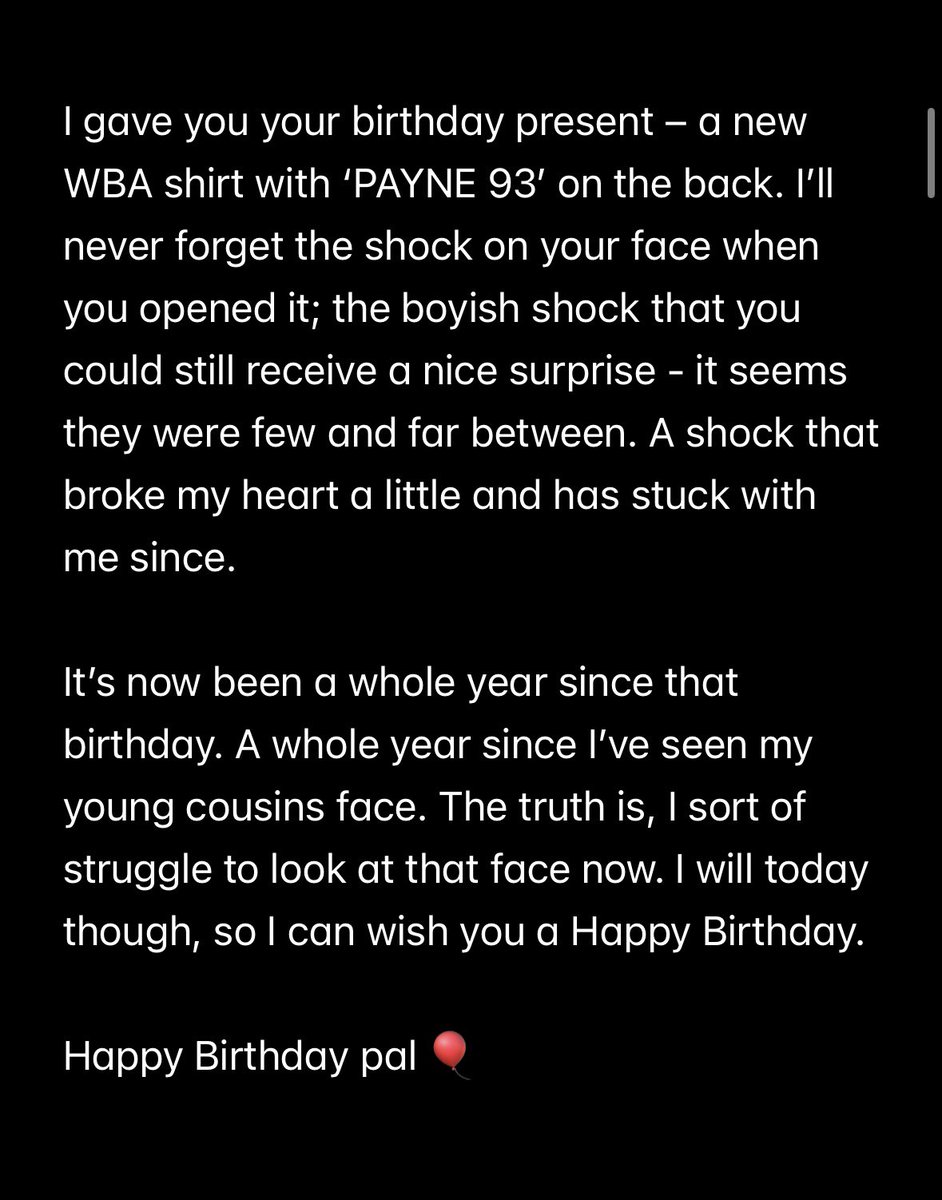 It’s been a whole year since we celebrated your birthday, Liam.

A whole year since I saw you for the last time.

Happy Birthday pal ❤️ (a slide)