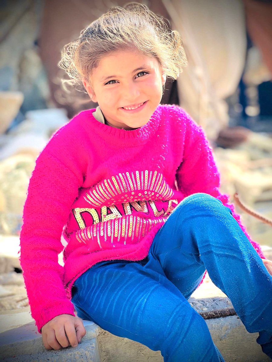 Israel killed the little girl Misk Amara today in Gaza.

She was fetching bread for her family when an Israeli strike hit her and other civilians outside a Gaza bakery.

Misk was only (8)