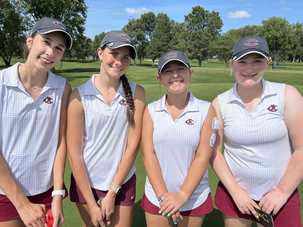 DiscoverersGolf's tweet photo. Can’t hide that Discoverer Pride!  Team is discovering the power of CONFIDENCE!! Thurs. w/ JV team scoring personal bests at Tri. Then, varsity takes 🥇at Kearney Invite, w/ 3️⃣ medalists! Shout out to Stella’s 79 &amp; 🥉! Enjoy, but back at it Monday ⁦⁦@DiscovererWay⁩ https://t.co/jObBaNjnJx