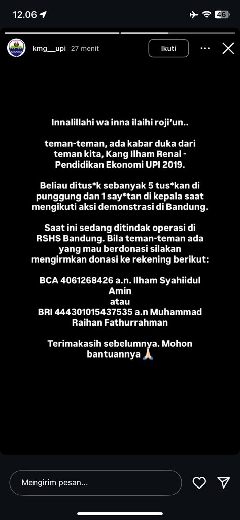 innalillahi...sumpah ya Allah, makin parah bngt...