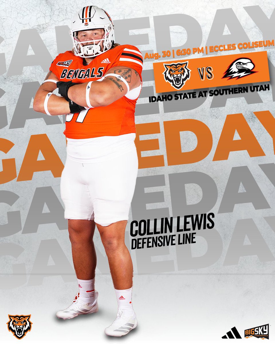 Idaho State Football (@bengalgridiron) on Twitter photo Bengals vs Birds in Cedar City!!
🆚 Southern Utah Thunderbirds
📌 Cedar City, Utah
⏰ 6:30 PM MT
📺 Plus.espn.com
📻 KISU.org (91.1 FM)
📊bit.ly/4lQh6NK
#RoarBengalsRoar Bengals vs Birds in Cedar City!!
🆚 Southern Utah Thunderbirds
📌 Cedar City, Utah
⏰ 6:30 PM MT
📺 Plus.espn.com
📻 KISU.org (91.1 FM)
📊bit.ly/4lQh6NK
#RoarBengalsRoar