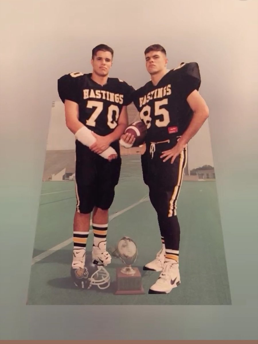 Miss those days playing with my brother Daniel at <a href="/AliefHastingsFB/">Hastings Football</a>. Great times. RIP Coach Stewart. <a href="/coachcarter1911/">CoachCarter7</a> doing a great job making us Alumni proud. 💪🔥<a href="/DonKabel/">Don Kabel</a> <a href="/ManjackIii/">Joseph Edward Manjack III</a>