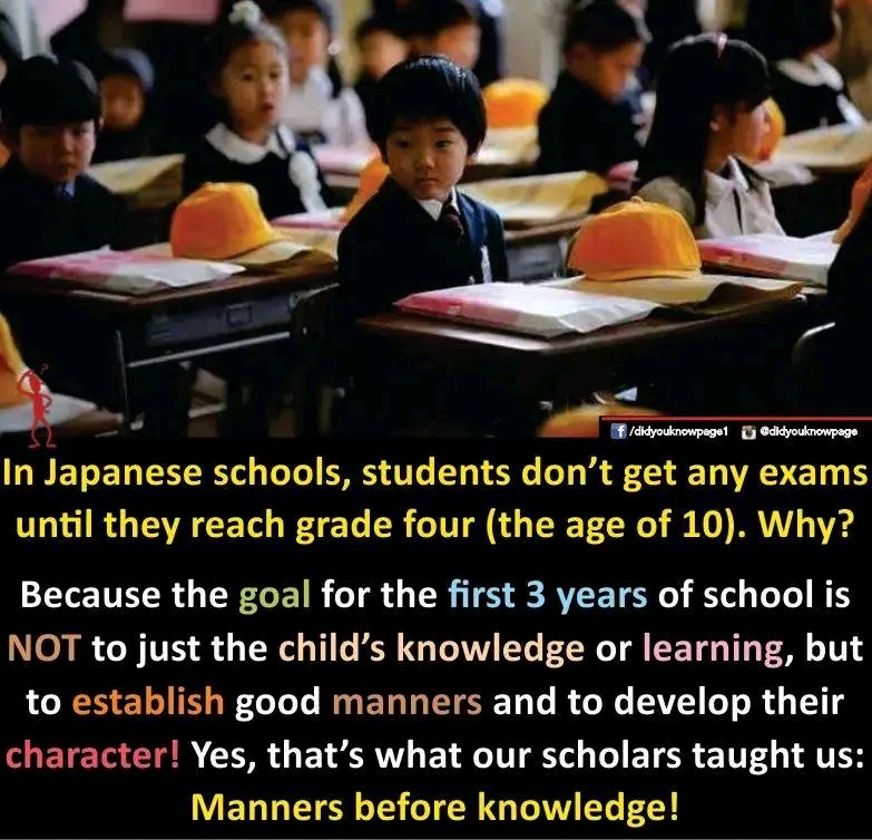 11. Japan is amazing. ,, Values and conduct, thats why countries all over the world like Japan