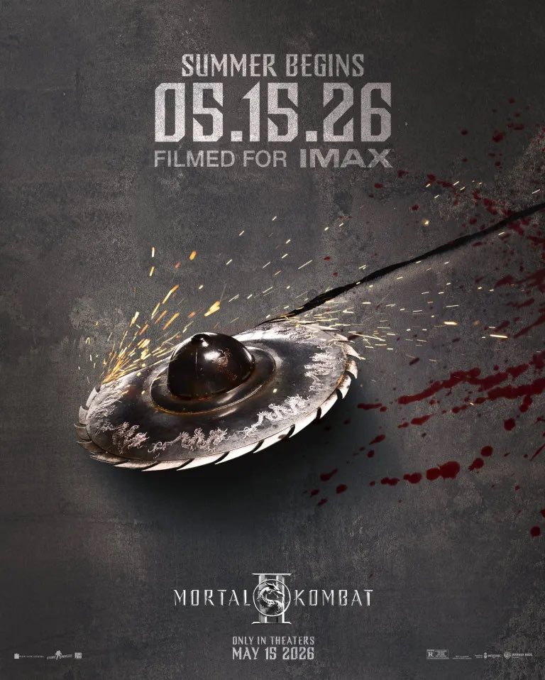 Mortal Kombat II (2026) poster. #TheActionReturns #TheActionReturnsPodcast #TheHorrorReturns #TheHorrorReturnsPodcast #THRPodcastNetwork #Action #ActionMovies #ActionTelevision #ActionSeries #ActionMoviePodcast #MortalKombatII #SimonMcQuoid #NewLineCinema #WarnerBrosPictures