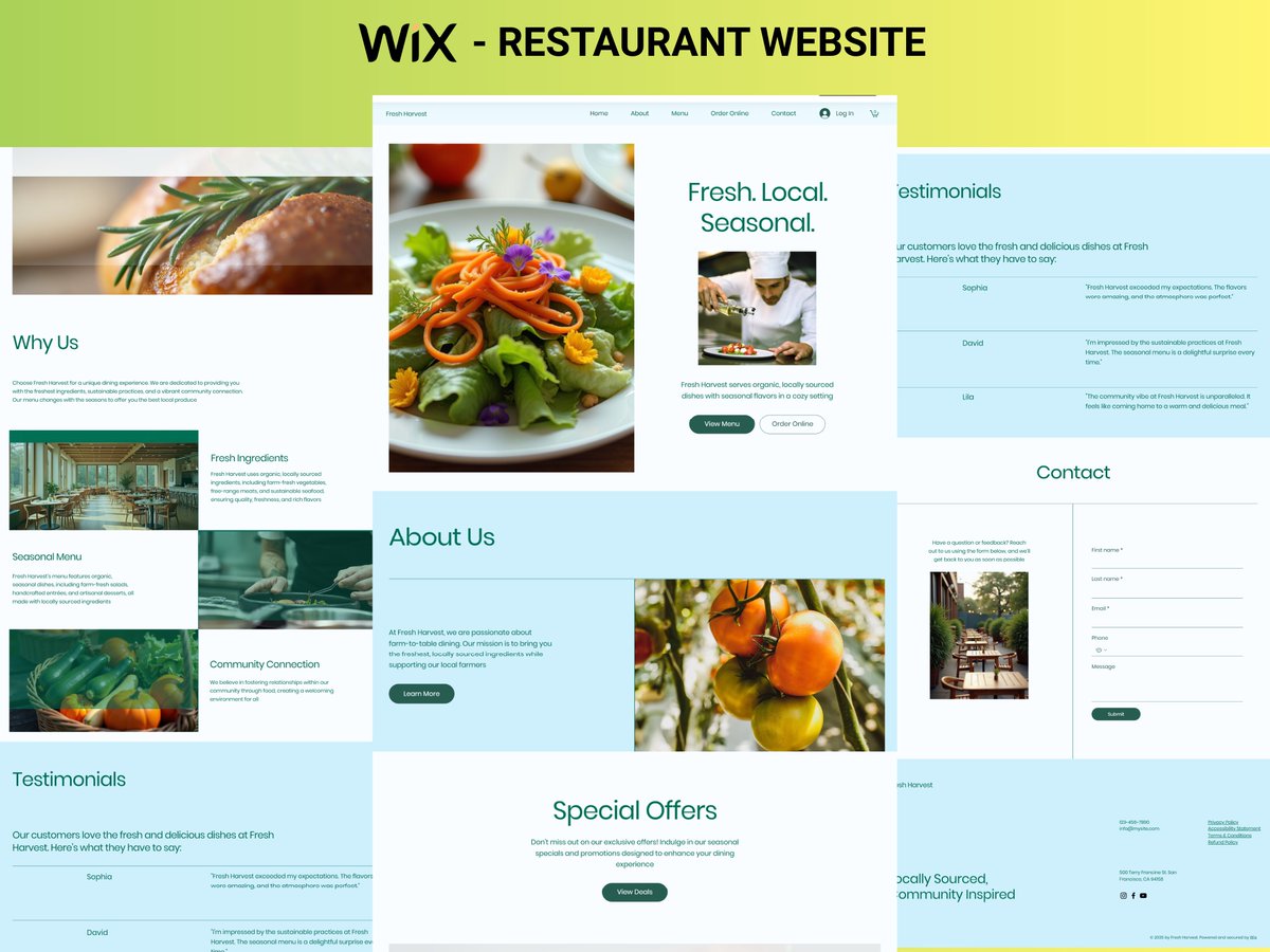 High-Converting Wix Restaurant  Website – Completed!

✅ Responsive on all devices
✅ SEO-ready &amp; fast-loading
✅ CMS- Wix

⏩Contact Me:
WhatsApp: tiny.cc/utpolkumardev
Telegram: tiny.cc/utpolkumardeve

#Wix #WixExpert #WixWebsite #LandingPage #WixDesign #utpolkumardev