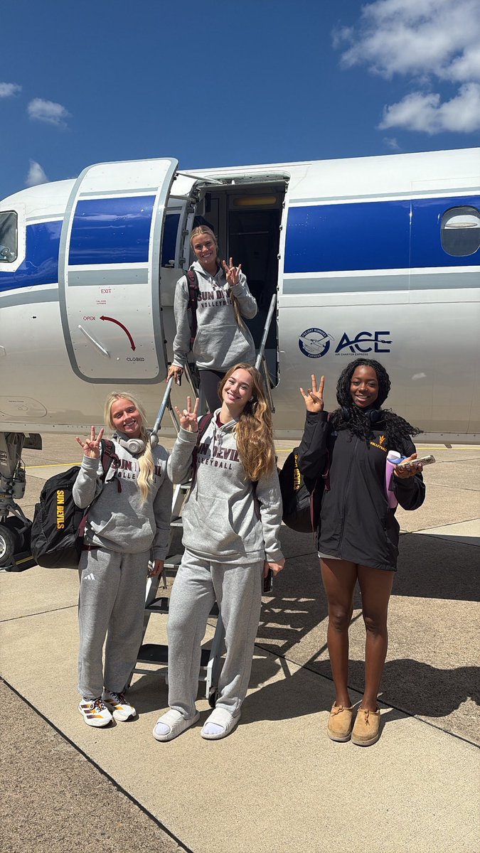 SunDevilVB's tweet image. Touched down in Pittsburgh! 🛬🔱

#ForksUp