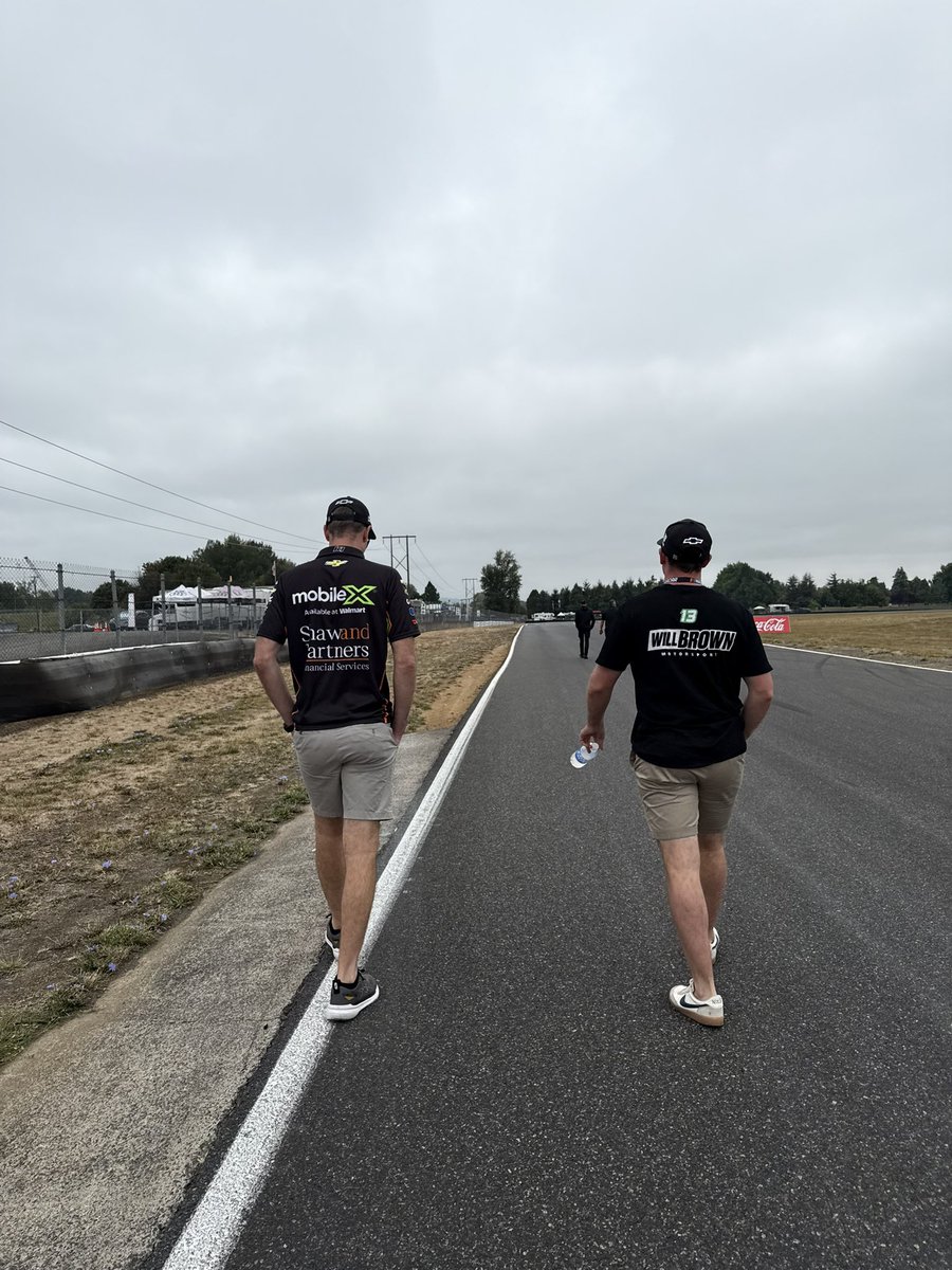 Will is walking the track this morning with <a href="/supercars/">Supercars</a> engineer, Andrew Edwards. 

Andrew was also SVG’s Supercars engineer.