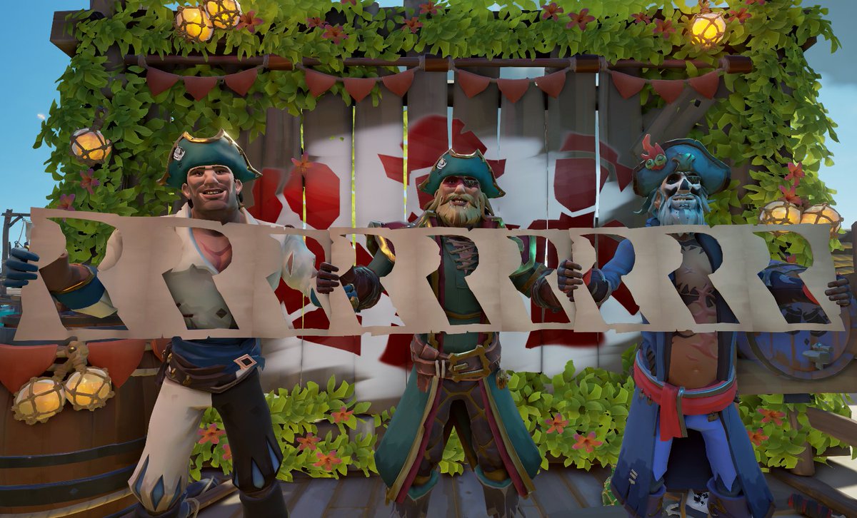 Happy Community Weekend Pirates! 🦜🏴‍☠️
#SeaOfThieves #SeaOfThievesCommunityWeekend <a href="/SeaOfThieves/">Sea of Thieves</a>