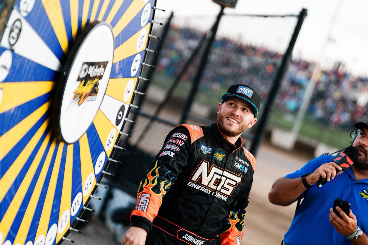 It’s the ShopSunshine.Shop Redraw Wheel tonight! ☀️

<a href="/TyCourtney7BC/">Tyler Courtney</a> has been working hard on recovering at home, but hasn’t missed a minute of <a href="/FloRacing/">FloRacing</a> to watch <a href="/ClausonMarshall/">Clauson Marshall Racing</a> &amp; <a href="/GioScelzi/">Gio Scelzi</a> fight for a title.

Find his merch at ShopSunshine.Shop to support him!