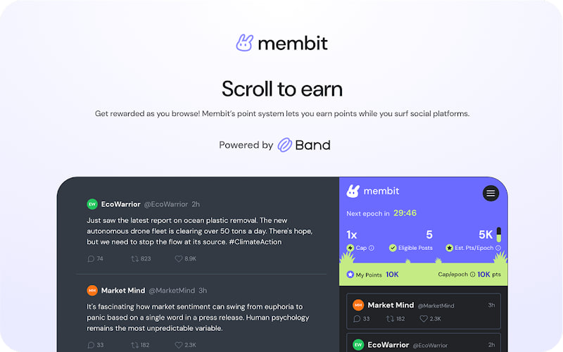 dasamr48237's tweet photo. 🚀 Membit x @BandProtocol
Scroll ➝ Hunt Data ➝ Earn 🌀
$0 cost | $8.85M raised | Backed by Binance
⚡ Up to 200K pts/epoch
oin early 👉 https://t.co/QkLtuMnizh
#AI #Crypto #ScrollToEarn https://t.co/iV5a4Cbcch