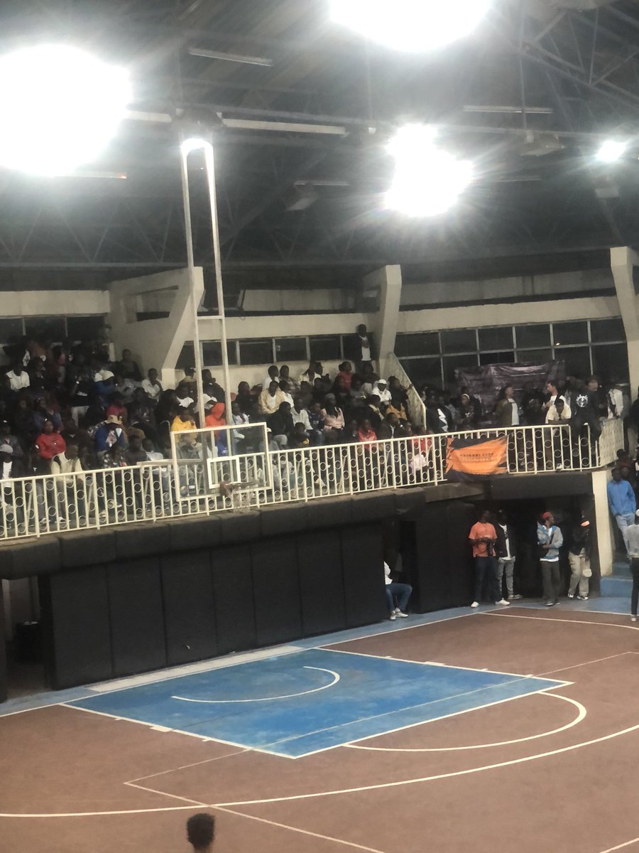 Live action at Nyayo Stadium with the Umoja Vs Thunder Game and it’s a full house