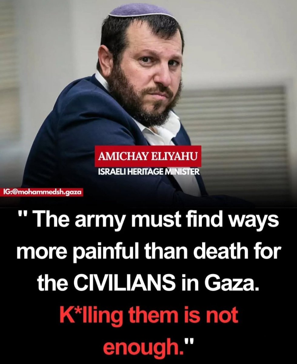 I'm just gonna leave this here to read! Absolutely disgusting Savages!!!
.
.
.
.
 ISRAEL IS A TERRORIST STATE!!!!

#IsraelTerroristState #Palestine #GazaGenocide #Gaza #غزة #غزه_تباد_وتحرق