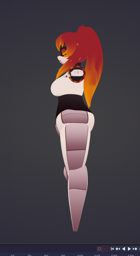 voidsafterdark's tweet photo. Progress! still gotta fix some things with textures.
now onto visimes cause it's my favorite thing to do,,then weightpainting, then clothes!
OC belongs to @Wild_Queenie
#murderdrones #mdoc #murderdronesoc #SDJinx #vrc #vrcmodel https://t.co/dubXj2cWaE
