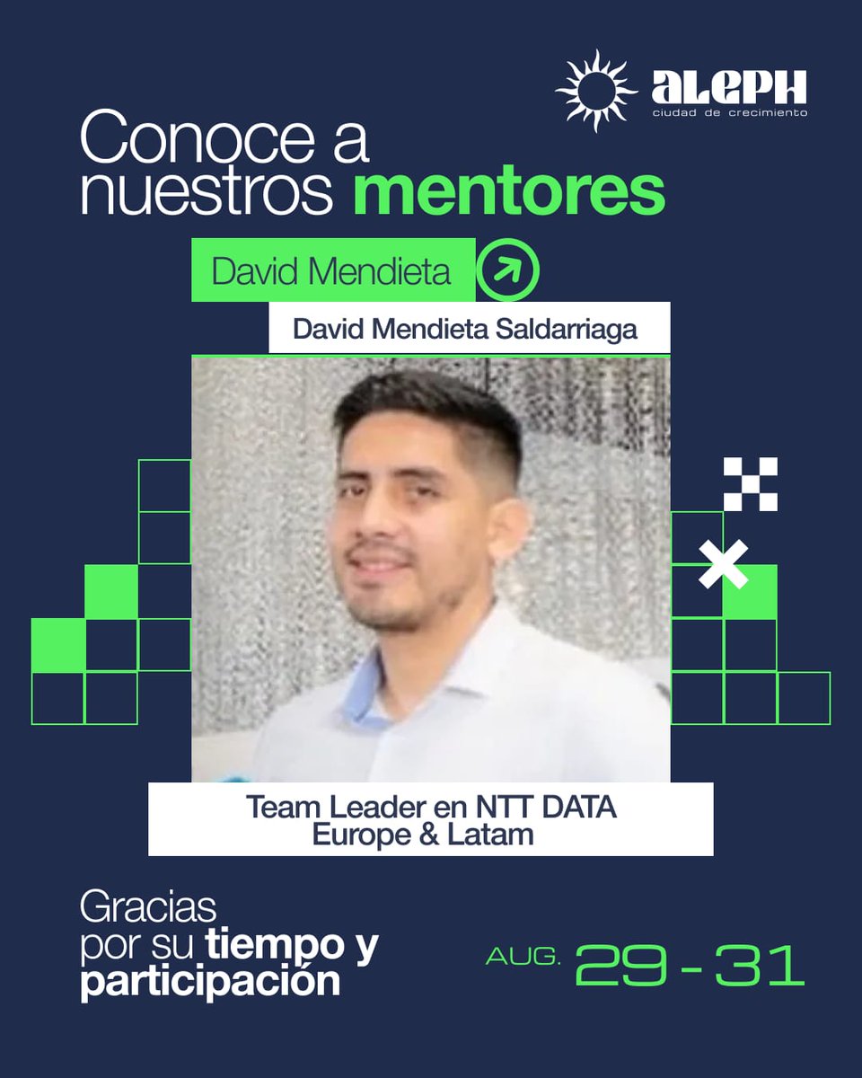 EthereumLima's tweet image. ¡Conoce a nuestros mentores expertos para el #AlephHackathon! 

¿Quiénes son? 👇