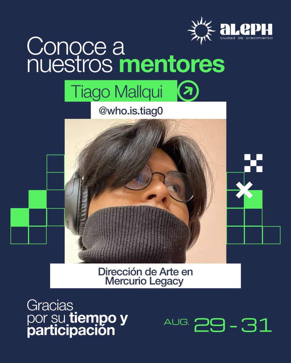 EthereumLima's tweet image. ¡Conoce a nuestros mentores expertos para el #AlephHackathon! 

¿Quiénes son? 👇