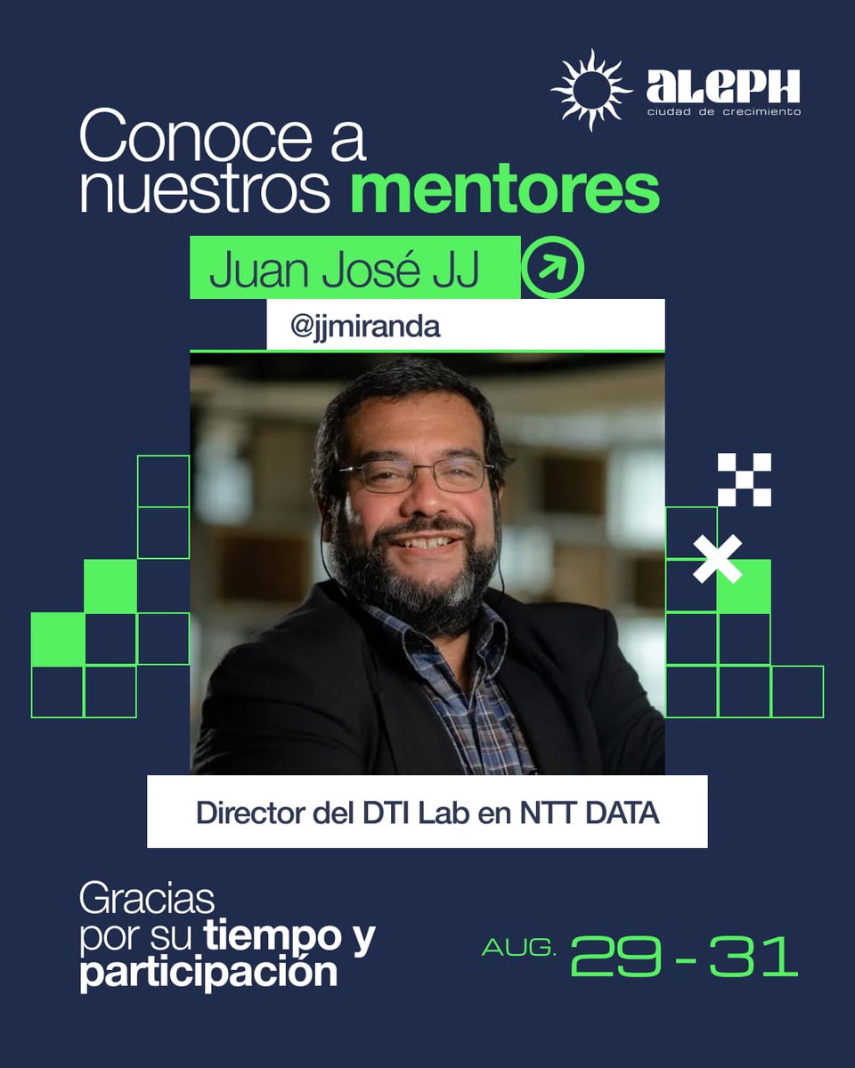 EthereumLima's tweet image. ¡Conoce a nuestros mentores expertos para el #AlephHackathon! 

¿Quiénes son? 👇