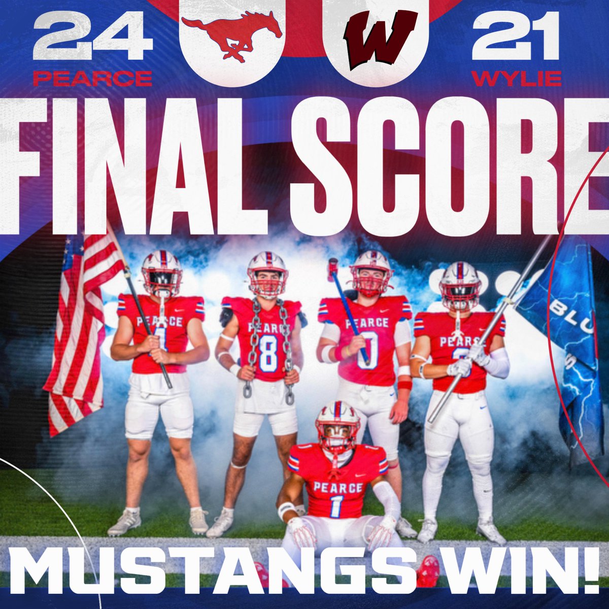 Great start to the season last night with a big Win! Next up is Plano West on Friday September 5th at 7PM 🏈 #isi