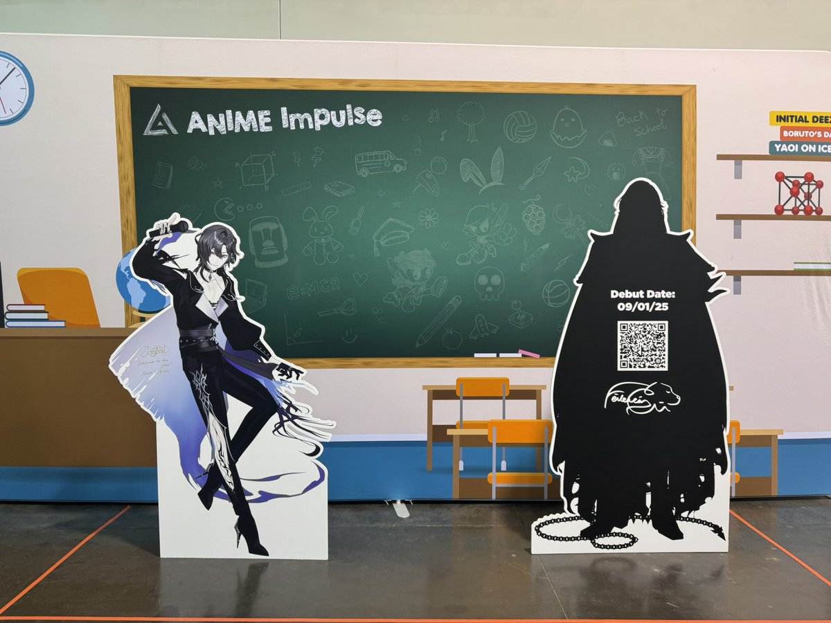 kaeliex's tweet photo. found the standee asap im so psyched for today’s panel 🦋
#PupalsAIOC https://t.co/QDzjmqWo9N