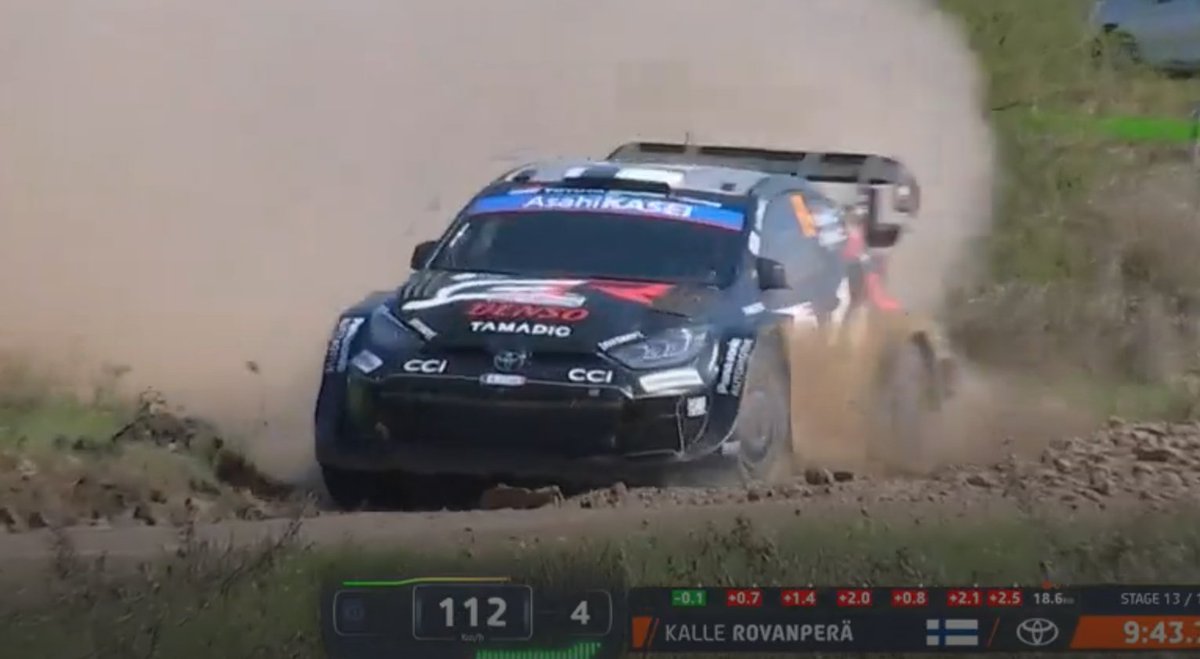 Let's just say that's a proper rock in the final section. 

image via <a href="/OfficialWRC/">FIA World Rally Championship</a> #WRCLive #WRC