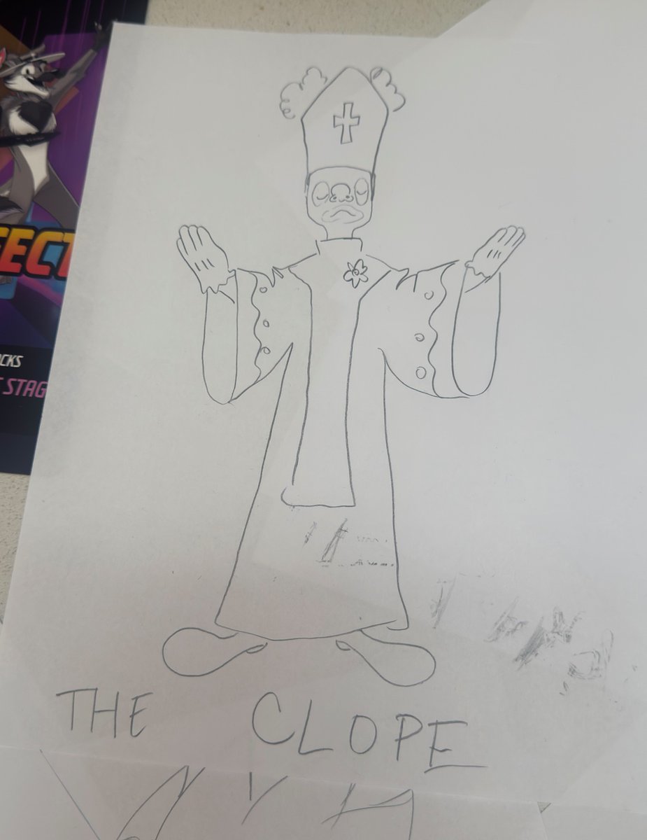 found this outside <a href="/TheClownCon/">CLOWN CON 2025 @ MEGAPLEX</a> . The Clope!!