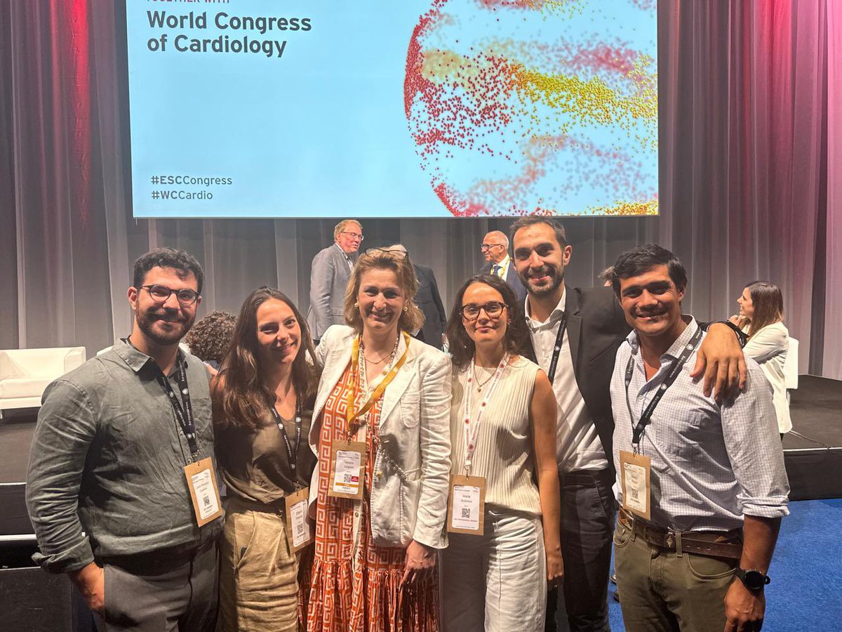 Victoria Delgado (@vdelgadogarcia) on Twitter photo Today the team on cardiovascular imaging of <a href="/iCorGTrias/">L'Institut del Cor del Germans Trias</a> <a href="/hgermanstrias/">Hosp. Germans Trias</a> continued the scientific contribution to the #ESCCongress 2025 with moderated posters and lectures 💪💪very proud of this team!! <a href="/MicheleTrichil0/">Michele Trichilo</a> <a href="/MartinaRaffele/">Martina De Raffele</a> <a href="/AmelottiNicola/">Nicola Amelotti</a> <a href="/AdeleAntonini/">Adele Antonini</a> <a href="/PidoneChiara/">Chiara Pidone</a> Today the team on cardiovascular imaging of <a href="/iCorGTrias/">L'Institut del Cor del Germans Trias</a> <a href="/hgermanstrias/">Hosp. Germans Trias</a> continued the scientific contribution to the #ESCCongress 2025 with moderated posters and lectures 💪💪very proud of this team!! <a href="/MicheleTrichil0/">Michele Trichilo</a> <a href="/MartinaRaffele/">Martina De Raffele</a> <a href="/AmelottiNicola/">Nicola Amelotti</a> <a href="/AdeleAntonini/">Adele Antonini</a> <a href="/PidoneChiara/">Chiara Pidone</a>