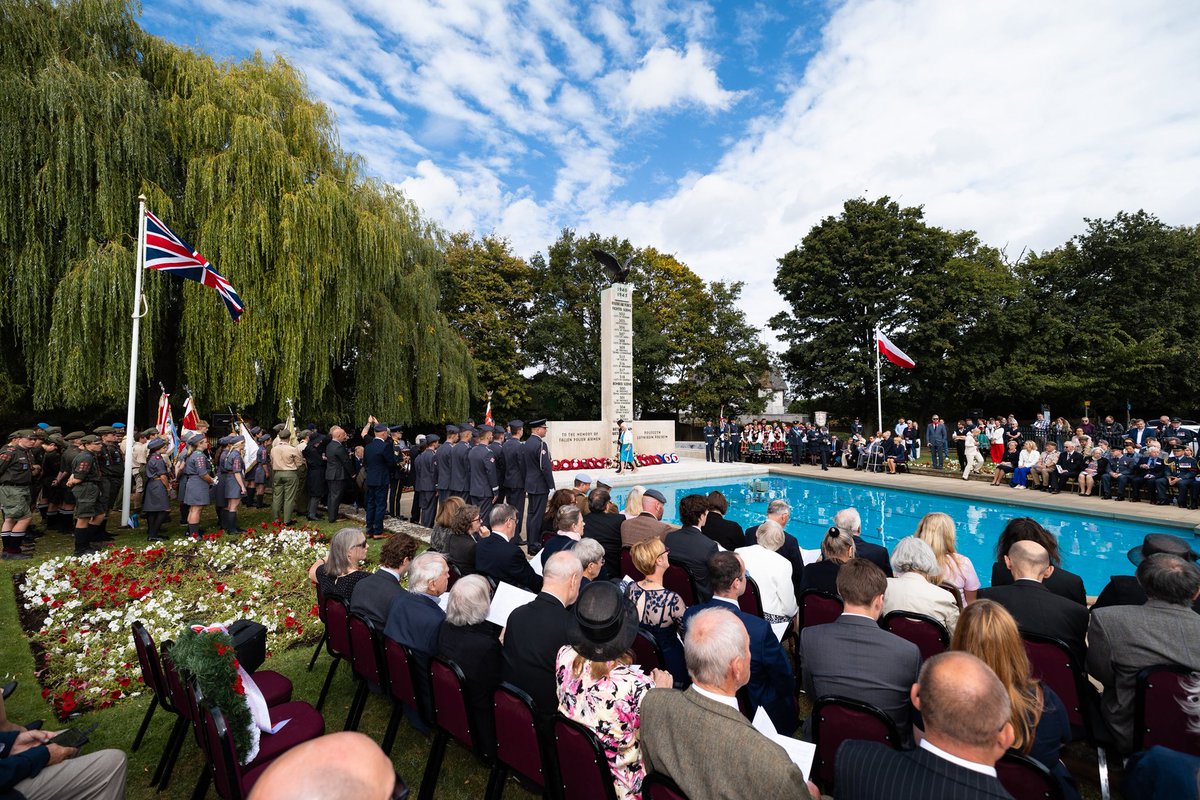 Today marked the annual &amp; 64th Commemoration of Fallen Polish Airmen held at the Polish Air Force Memorial, London. It was attended by Air Chief Marshal Harv Smyth in his first official capacity as Chief of the Air Staff &amp; new Station Commander Northolt, Gp Capt Lee Wales. 🇵🇱